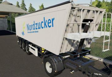 Fliegl Nordzucker Alumulde version 1.0.0.0 for Farming Simulator 2019 (v1.4х)