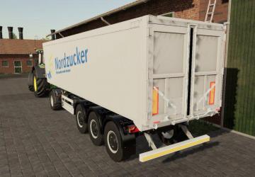 Fliegl Nordzucker Alumulde version 1.0.0.0 for Farming Simulator 2019 (v1.4х)