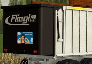 Fliegl TMK 266 Bull & Black Panter Edition v1.0.0.0 for Farming Simulator 2019 (v1.4х)