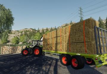 Fliegl TPW Bale Trailer Set version 1.2.1.0 for Farming Simulator 2019 (v1.5.x)
