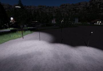 Floodlight And Streelights Set version 1.1.0.0 for Farming Simulator 2019 (v1.4х)