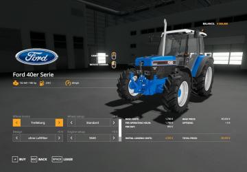 Ford 40er Series version 1.3 for Farming Simulator 2019 (v1.3.х)