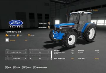 FORD 8340 SLE version 1.1 for Farming Simulator 2019 (v1.3.0.1)