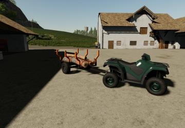 Forest Trailer For The Quad version 1.0.0.0 for Farming Simulator 2019