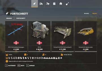 Fortschritt pack version 1.0 for Farming Simulator 2019 (v1.5.1.0)