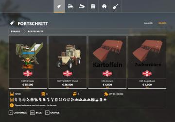 Fortschritt pack version 1.0 for Farming Simulator 2019 (v1.5.1.0)