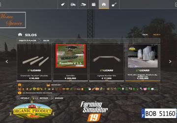 FS19 Silo Organic Product By BOB51160 version 1.0.0.0 for Farming Simulator 2019 (v1.3.х)
