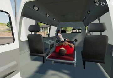 Gazelle Ambulance version 1.0 for Farming Simulator 2019 (v1.6.0.0)