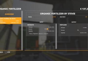 GC Bio Fertilizer Plant version 1.0.0.0 for Farming Simulator 2019 (v1.4х)