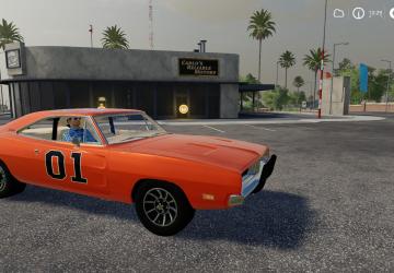 GENERAL LEE UNIVERSAL PASSENGER version 1.0.0.0 for Farming Simulator 2019 (v1.5.1.0)
