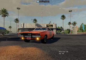 GENERAL LEE UNIVERSAL PASSENGER version 1.0.0.0 for Farming Simulator 2019 (v1.5.1.0)