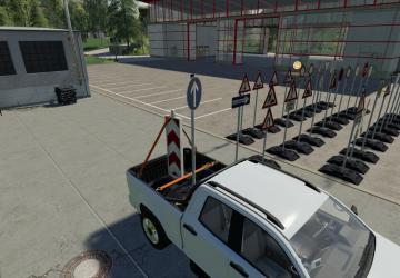 German Road Signs version 1.2.0.0 for Farming Simulator 2019 (v1.7.x)