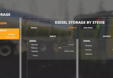Global Company Remote Diesel Storage version 10.10.19 for Farming Simulator 2019