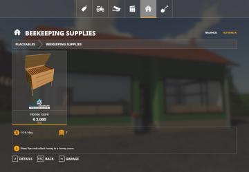 GlobalCompany - Productions - Honey version 1.0.0.0 for Farming Simulator 2019 (v1.6.x)