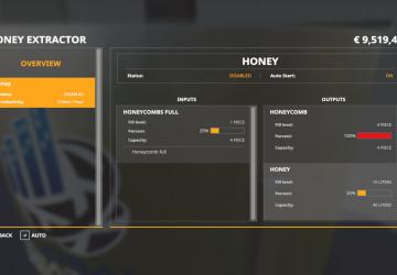 GlobalCompany - Productions - Honey version 1.0.0.0 for Farming Simulator 2019 (v1.6.x)