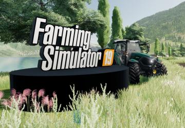 Glowing 3d FS19-Logos version 1.0.0.0 for Farming Simulator 2019
