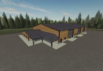 GLX Morton Pole Barn 72x160 version 1.0.0.0 for Farming Simulator 2019 (v1.5.х)