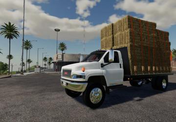 GMC Topkick Flatbed version 1.0 for Farming Simulator 2019 (v1.6.x)