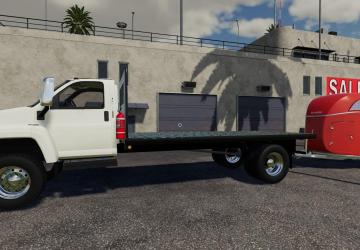 GMC Topkick Flatbed version 1.0 for Farming Simulator 2019 (v1.6.x)