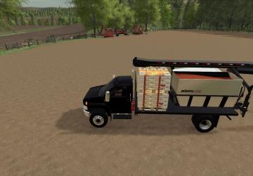 GMC Topkick Flatbed version 1.0 for Farming Simulator 2019 (v1.6.x)