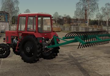 Mounted rake version 1.0.0.0 for Farming Simulator 2019 (v1.7.x)