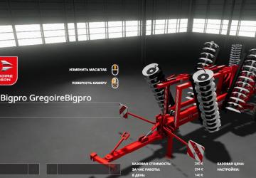 Gregoire Besson BigPro version 1.0.0.0 for Farming Simulator 2019 (v1.4х)