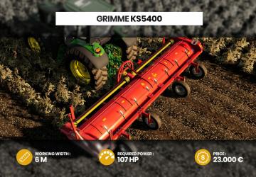 Grimme KS 5400 version 1.0.0.0 for Farming Simulator 2019