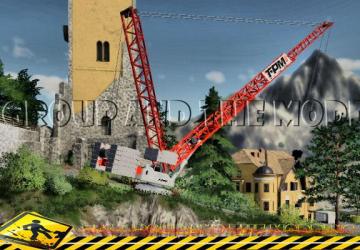 Grue 400 Tonnes TMP version 1.5 for Farming Simulator 2019 (v1.4х)