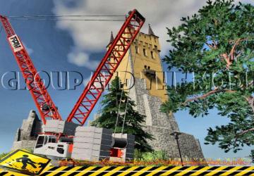 Grue 400 Tonnes TMP version 1.5 for Farming Simulator 2019 (v1.4х)