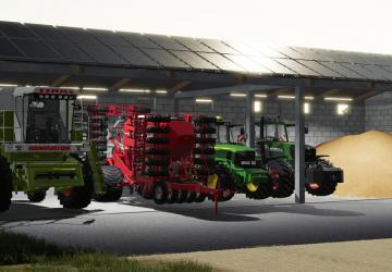 Hall With Solar Panels version 1.0.0.0 for Farming Simulator 2019