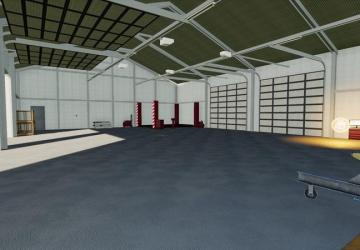 Hall with workshop version 1.0.0.0 for Farming Simulator 2019 (v1.4)