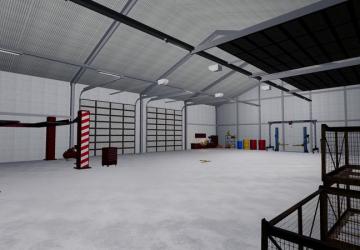 Hall with workshop version 1.0.0.0 for Farming Simulator 2019 (v1.4)