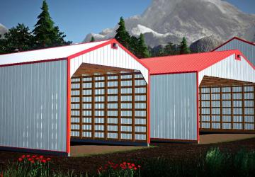 Hay Shed Pack version 1.0 for Farming Simulator 2019 (v1.5.x)