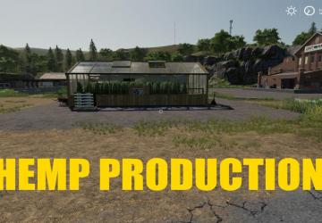 Hemp Production version 1.0.0.0 for Farming Simulator 2019 (v1.5.х)