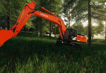 Hitachi 350LC6 version 1.3 for Farming Simulator 2019 (v1.5.1.0)
