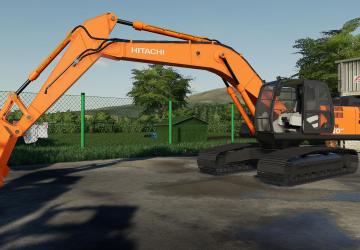 Hitachi 350LC6 version 1.3 for Farming Simulator 2019 (v1.5.1.0)