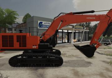 Hitachi 870 LC version 1.0.0.0 for Farming Simulator 2019 (v1.6.x)