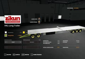 HKL-Trailer version 1.0 for Farming Simulator 2019 (v1.6.0.0)