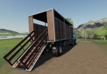 HLS Viehtransport Sattel version 1.0 for Farming Simulator 2019 (v1.4.x)