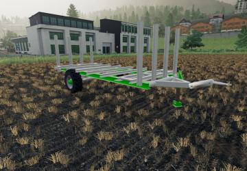 Homemade Bale Trailer version 1.0.0.0 for Farming Simulator 2019
