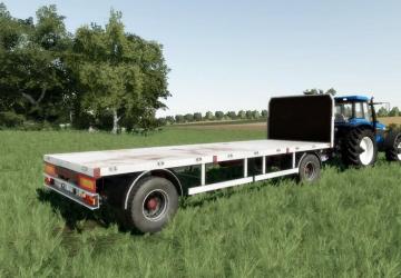 Homemade bale trailer SUN 2005 version 1.0.0.0 for Farming Simulator 2019 (v1.4х)
