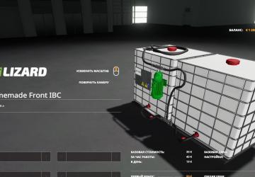 Homemade IBC Front Tank version 1.0.0.0 for Farming Simulator 2019 (v1.2.0.1)