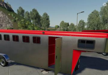 Horse trailers version 1.0.0.0 for Farming Simulator 2019 (v1.4х)