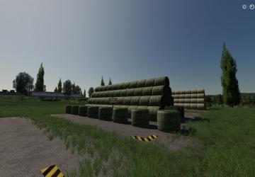 Round Bale Storage version 1.0.0.0 for Farming Simulator 2019 (v1.4.x)