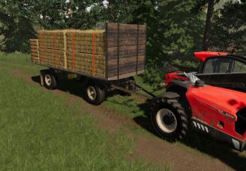 HW80 Bale Trailer version 1.1.0.0 for Farming Simulator 2019 (v1.7.x)