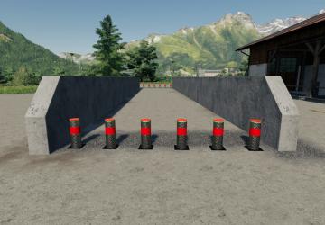 Hydraulic Bollards version 1.0.0.0 for Farming Simulator 2019 (v1.7.x)