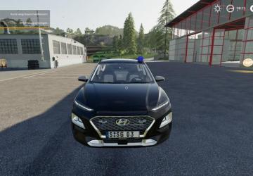 Hyundai Kona 2019 Kripo version 1.1 for Farming Simulator 2019 (v1.5.1.0)