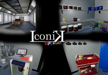 Iconik Paint Booth version 2.0 for Farming Simulator 2019 (v1.5.1.0)