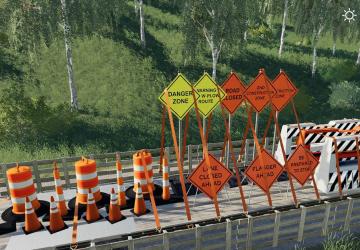 Iconik Road Safety Pack version 1.0 for Farming Simulator 2019 (v1.4х)
