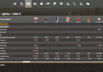 Info Menu version 1.2 for Farming Simulator 2019 (v1.7.1.0)